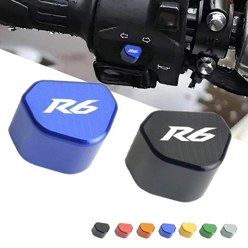 

Motorcycle Switch Button cap Turn Signal Keycap Fit For YAMAHA YZF R1 R3 R6 YZF-R1 YZFR1 YZF-R6 YZF-R3 YZFR3 Replacement