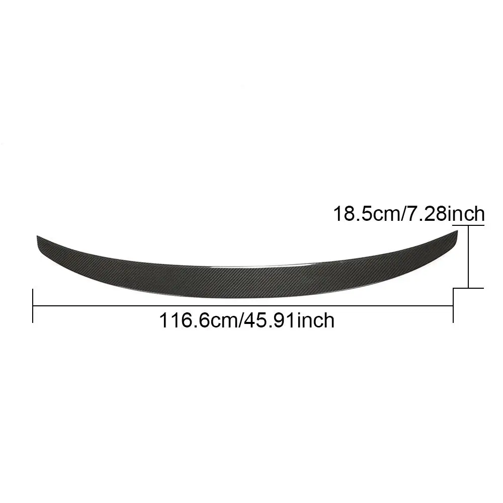 Product Customization Dry Carbon Fiber Rear Trunk Ducktail Spoiler Wing forPorsche 911 992 Carrera 4 S 4S Targa 4S 2019 2020