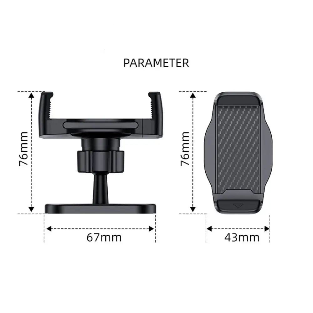 360 Rotatable Gym Magnetic Phone Holder Adjustable Joint Cell Phone Stand Magnetic Base Phone Mount 4.7-6.5" Smartphones
