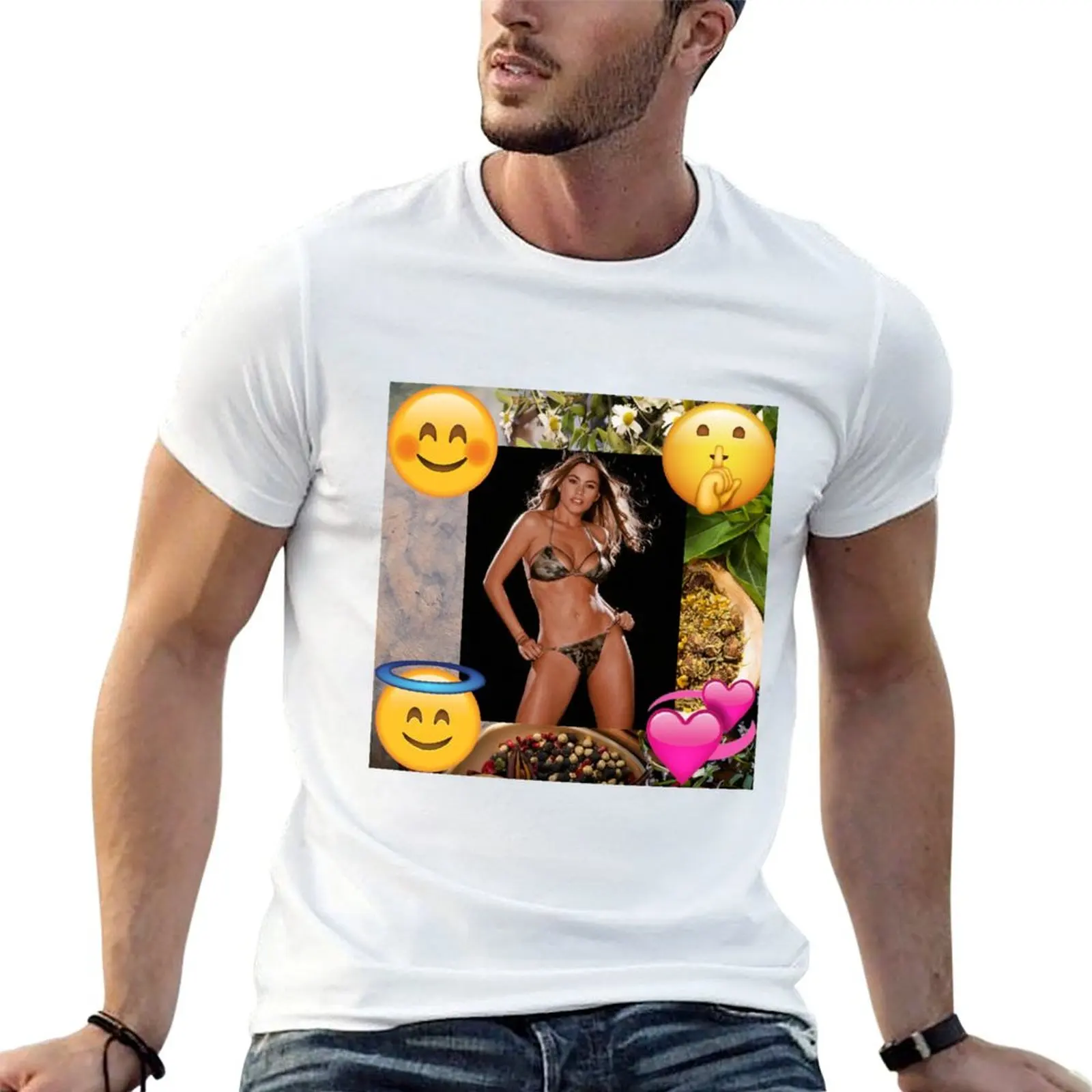 Camiseta Sofía Vergara, Talla Grande, Corte Holgado