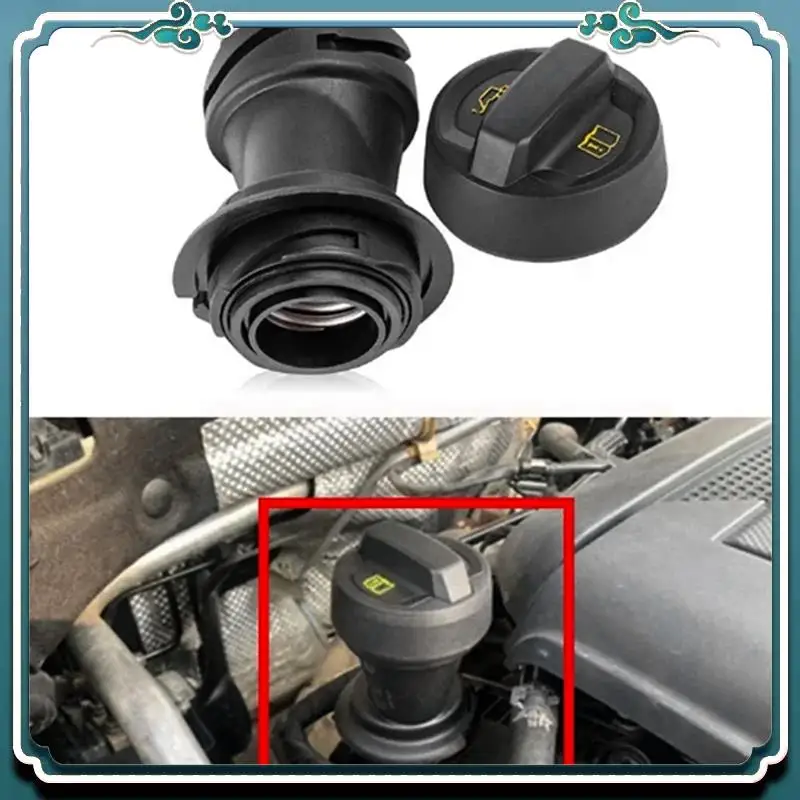 ABTU-Automotive EA888 Engine Oil Cover Port For VW Passat Magotan B8 Golf 7 Tiguan Skoda For  05E103485B/ 06K103281B