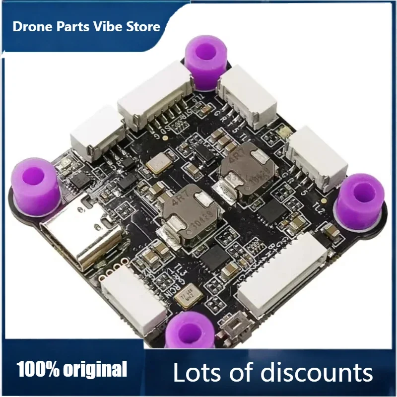 FyOriginal CrossRace Flight Controller 12CH Output OSD Integrated, Compatible 4-in-1 ESC Plug-and-play and 2-8 Axis Multirotor