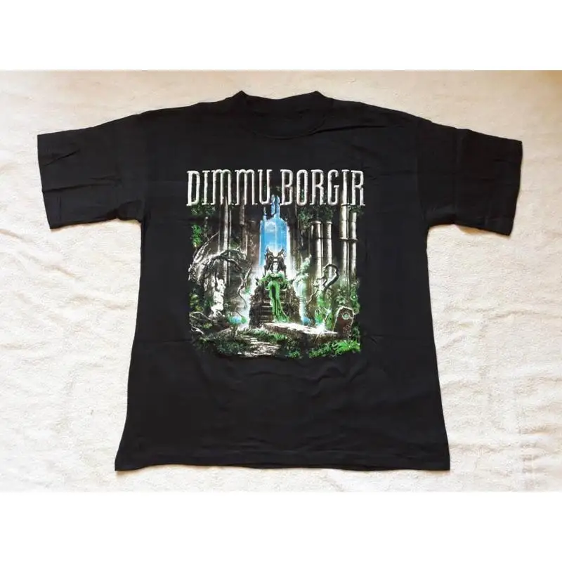 1998 Dimmu Borgir Band Music vintage T-shirt Black Men S234XL S1822