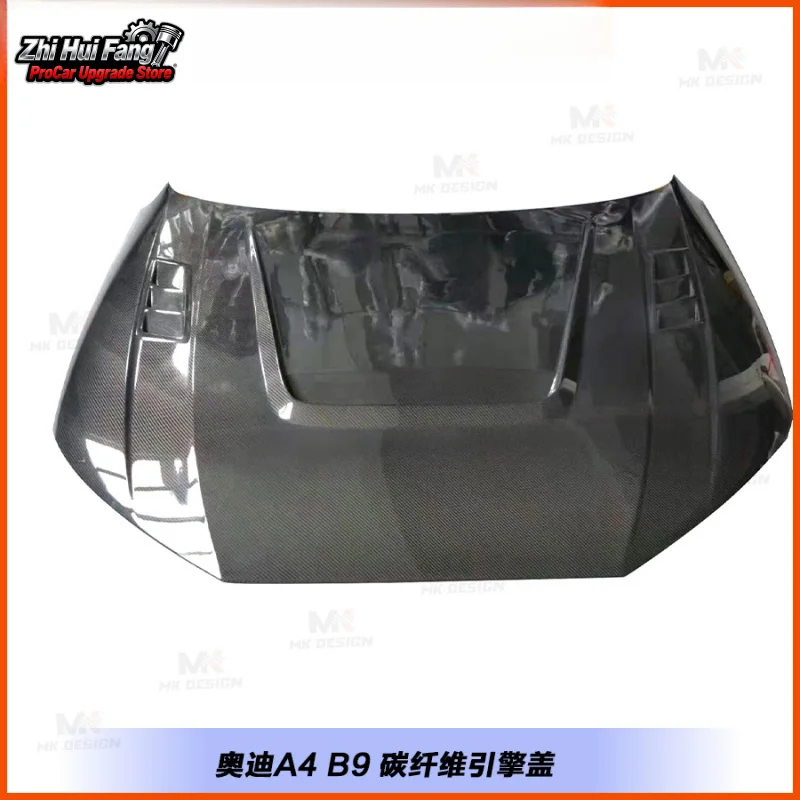 

Подходит для Audi A4 B9, модифицированный передний капот двигателя из углеродного волокна