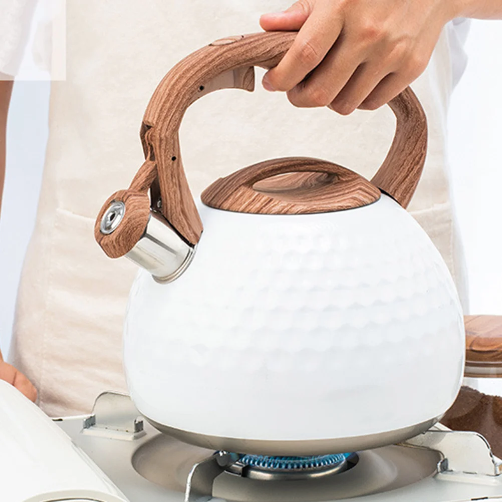 

3L Whistling Teakettle Stainless Steel Heating For Gas Stove Induction Cooker Boil Water Tea Coffee Wine Large Capacity