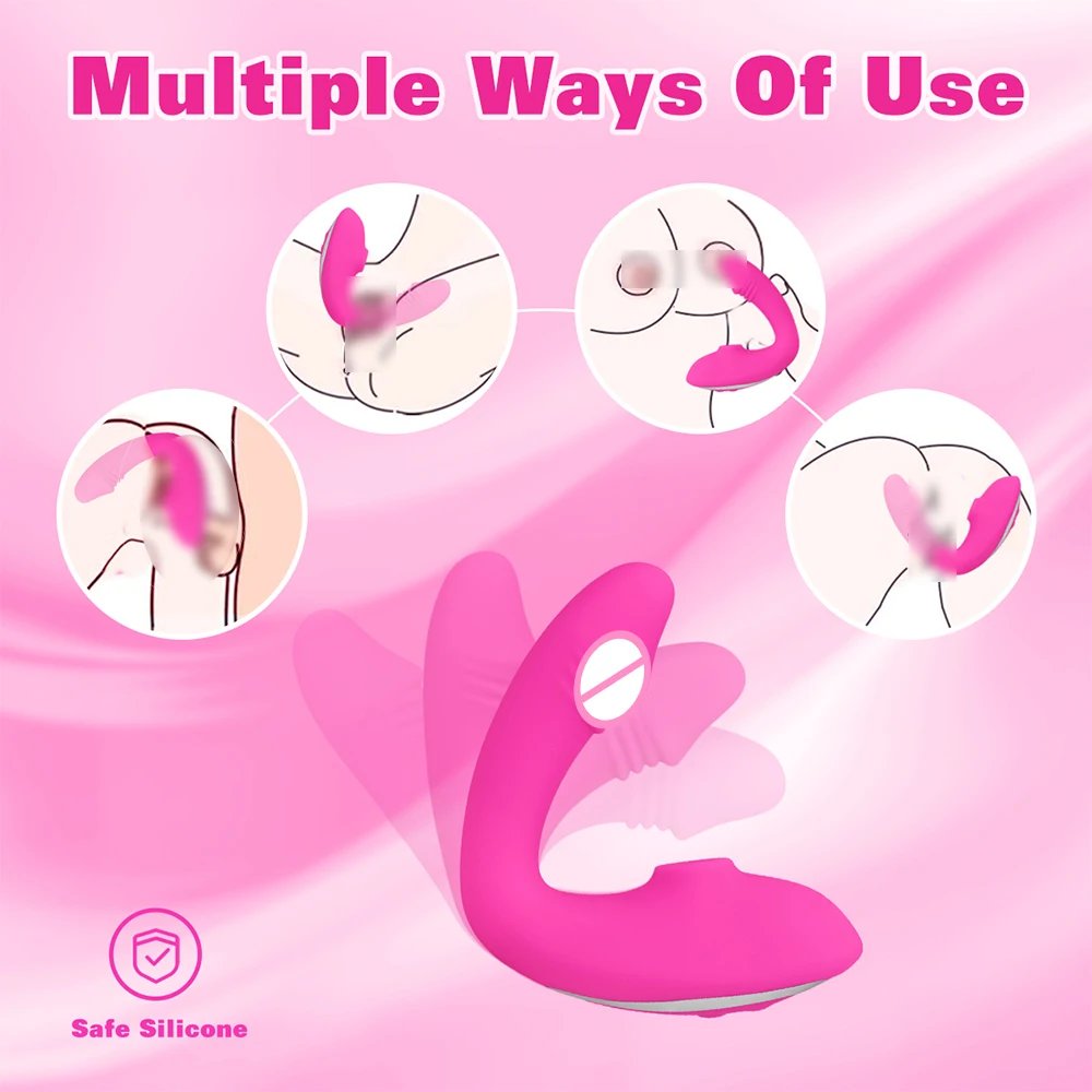 ألعاب الجنس للنساء مص هزاز G بقعة البظر تحفيز مزدوج جهاز تدليك للمهبل مقاوم للماء هزاز الإناث السلع الكبار