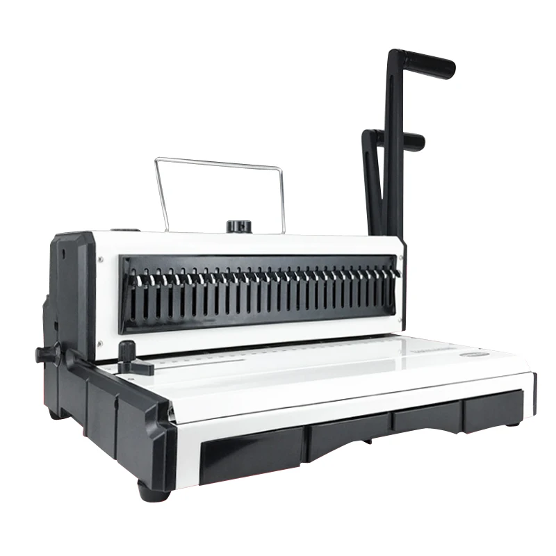 

2 : 1 Square Hole Double Wire Binding Machine Double Wire Binder Binding Machine Metal Wire Binder
