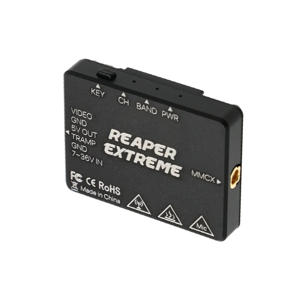 Foxeer Reaper Extreme 2,5 W 5,8G 40CH Pitmode 25mW 200mW 500mW 1,5W 2,5W ajustable FPV VTX 2-8S 20X20mm para FPV de largo alcance