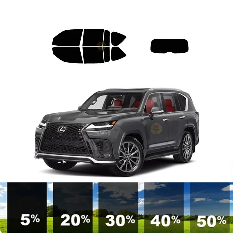 precut Removable Window Tint Film For Car 100% UVR 5%-35%VLT Heat Insulation Carbon ﻿For LEXUS LX 4 DR FRT 2022-2023