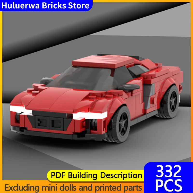 

City Car Model MOC Building Bricks Nanuk Quattro Sports Car Modular Technology Children Holiday Gifts Assemble Toys Suit