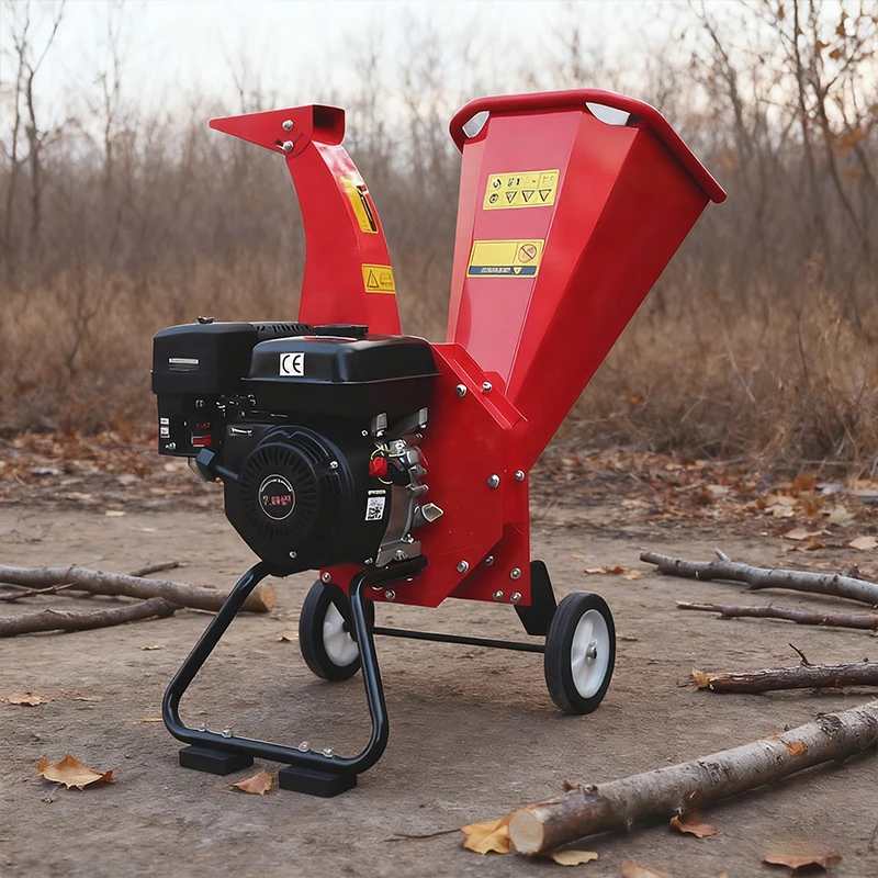 Small Movable Garden Tool Forestry Machinery Tree Branch And Log Chipper Shredder Wood Shredder Chipper Branch Crusher Price