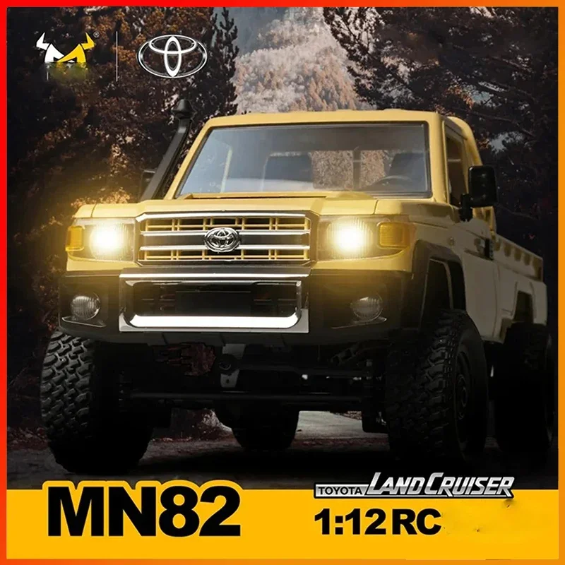 MN82 Remote Controlled Climbing Off-road Vehicle 1:12 Full Scale 4WD for Toyota LC79 Simulation RC Model Children Toy Rc Car