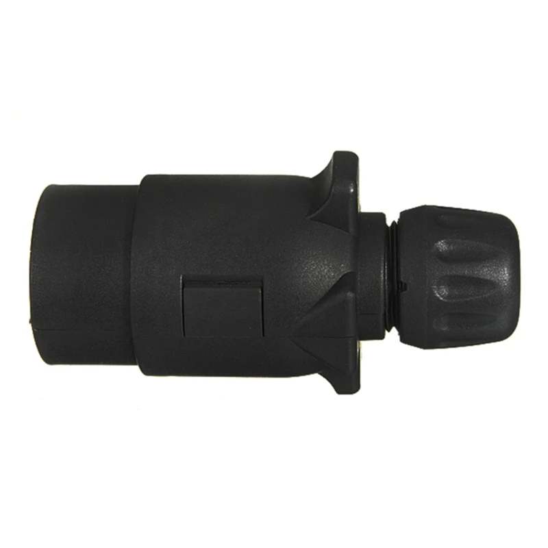 7 Pin Trailer Adapter Caravans Truck Towbar Standard European Car Towing Plug Adapter 12V Waterproof Electric Socket