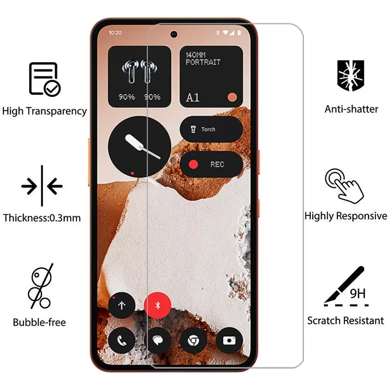 واقي شاشة من الزجاج المقسى لا شيء cmf phone 2 pro واقي شاشة على phone2 2pro فيلم زجاج nothin noting cmfphone phone2pro