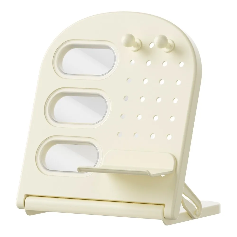 PP يميل إدراج حامل قلم سعة كبيرة ثقب عمودي مجلس تخزين الرف الإبداعية متعددة الوظائف #4