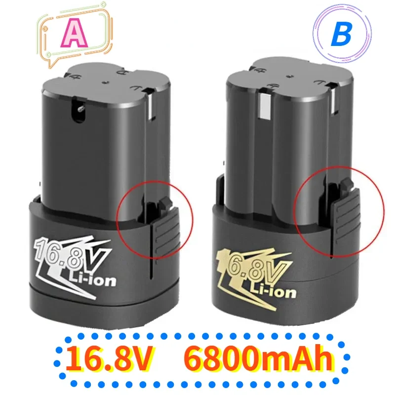 Neue 6800 v mah lithium-batterie li-ion batterie kraft werk werkzeuge zubehör für akkuschrauber elektrische bohrer teil