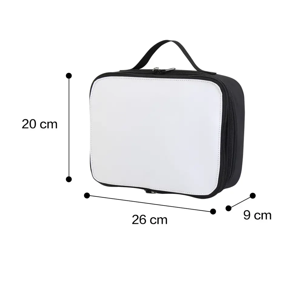 Sublimation Blank Insulate Lunch Box Bag Cooler Handbag Dinner Container School Food Storage Portable Bags For Man Women Kids