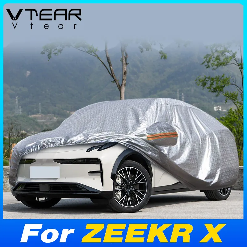 

Vtear Car Body Anti-Scratch Cover Exterior Sun Rain Snow Shade Protection Decorative Accessories For ZEEKR X ME YOU 2023 2024