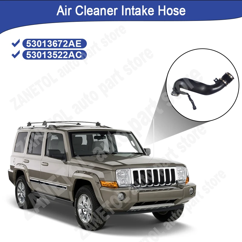 53013672AE 53013672AD 6508284AA ZANETOL Araba Aksesuarları Turbo Emme Hortumu Jeep Commander Grand Cherokee 3.0L V8 2007~2010 için