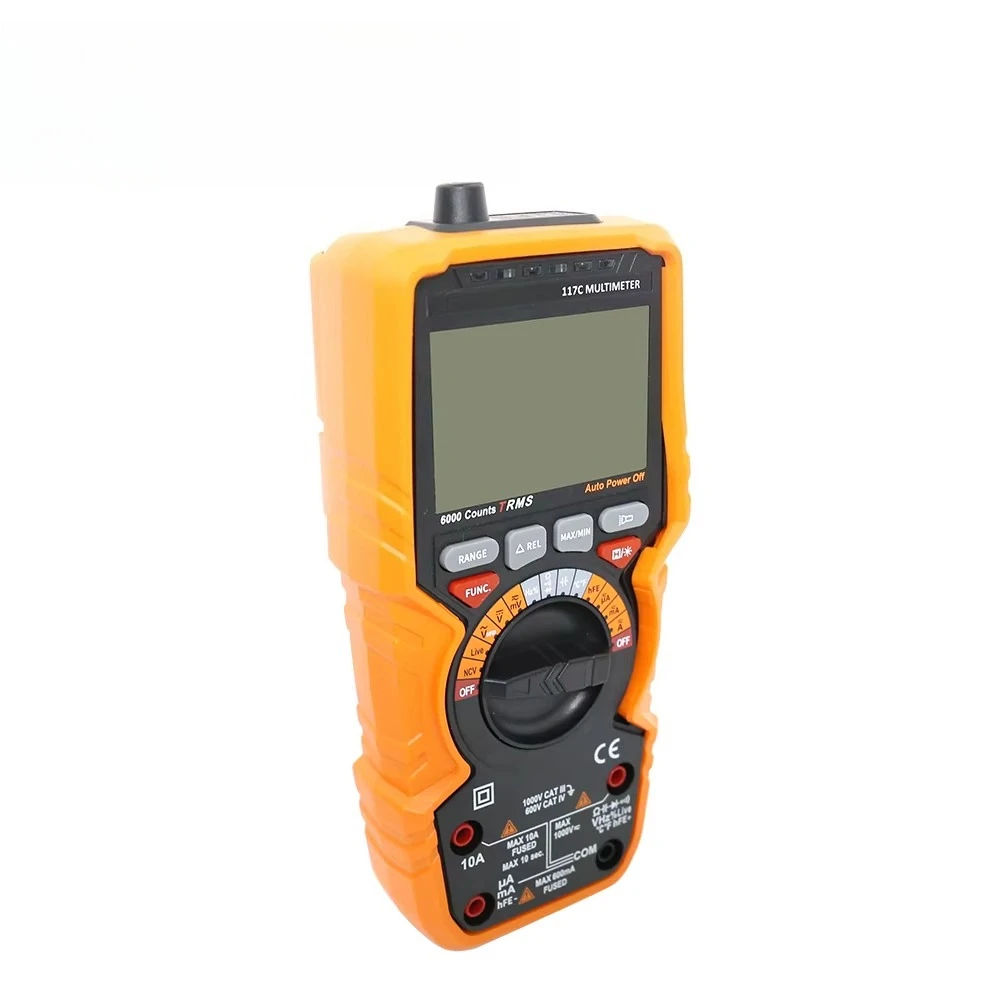 Field Service Digital Multimeter 117C 1000V True RMS Auto Range Portable Electrical Tester