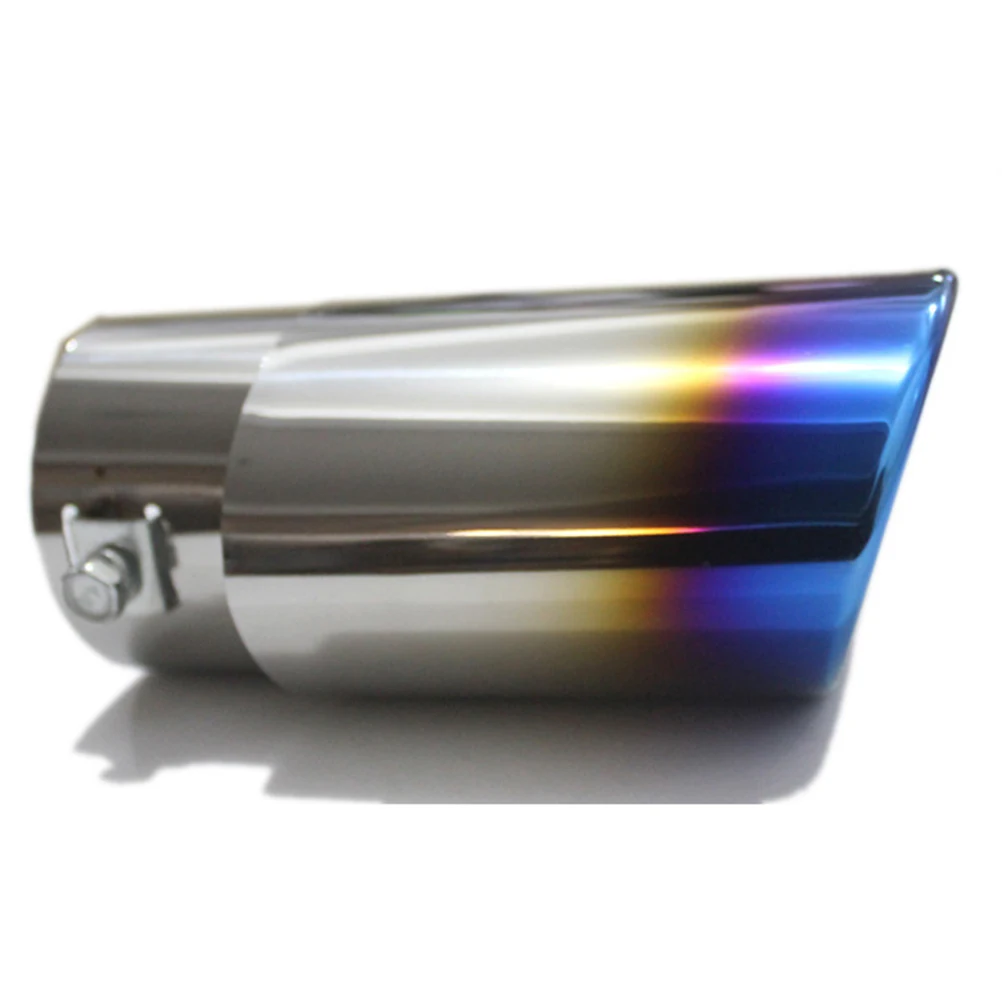 

Exhaust Muffler Car Accessory Exhause Tip Roasted Blue Customization Accessories Tail Pipe Upgrade Universal