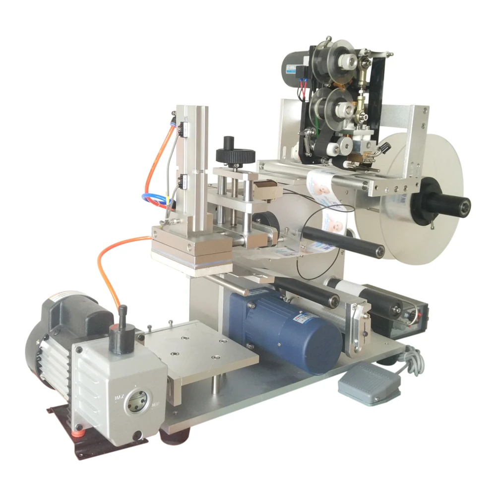 

【2026】High-Speed Semi-Automatic Labeling Machine with Date Coding for Bottles, Jars, Square Containers