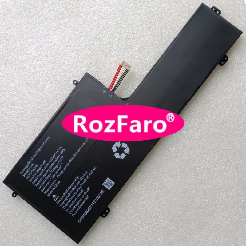 RozFaro For HUW Auve N156 NI56 10-pin 7-wire 11.4V 50.16Wh 4400mAh Laptop Battery For Honour N156 NI56 Notebook