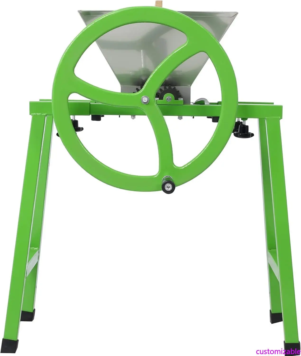 

Портативная дробилка и соковыжималка для фруктов из нержавеющей стали с подставкой для производства вина и сидений