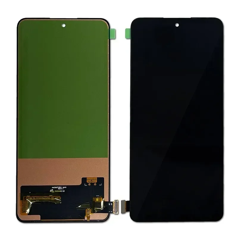 6.67 "TFT LCD Per Xiaomi Redmi Nota 10 Pro (India) Display LCD Touch Screen Digitizer Sostituzione Per Realme M2101K6P