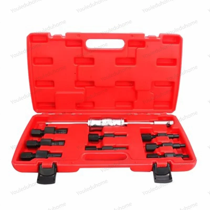 9Pc Blind Hole Slide Hammer Pilot Bearing Puller Internal Extractor Removal Kit 8-32MM Car Disassembly Tool