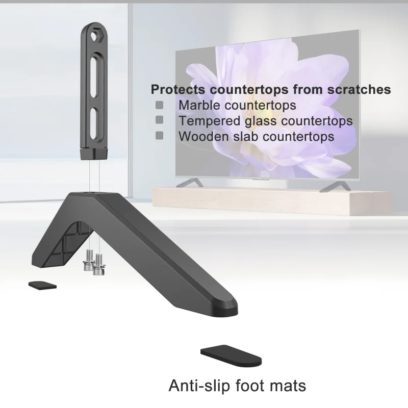 Universal TV Stand Base Desktop TV Leg Table Top TCL Led Screen Height Riser Legs Television Bracket Table Holder for Samsung Lg