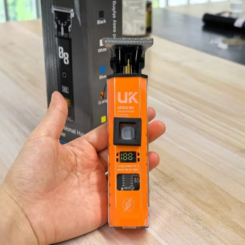 Nouvelle tondeuse à cheveux électrique 2026 / Tondeuse T9 portable à chargement USB rapide, lame en acier inoxydable, rasoir à écartement nul, cadeau pour homme