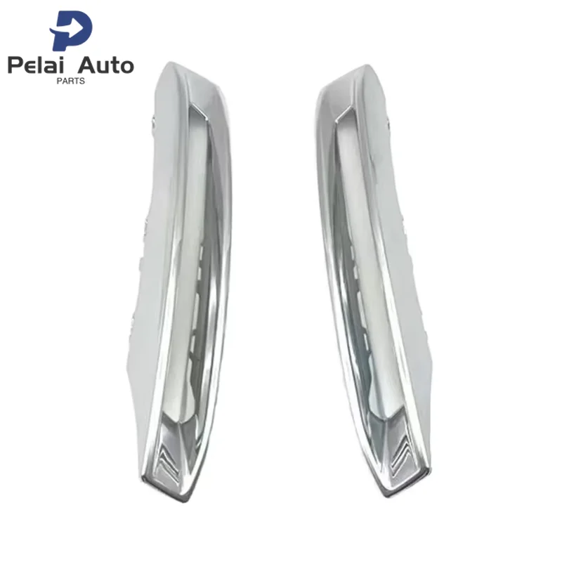 

A1668851774 Left and Right Fog Light Decorative Frame Fog Light Frame Cover, Suitable for Mercedes-Benz W166 GLS400 GLS450