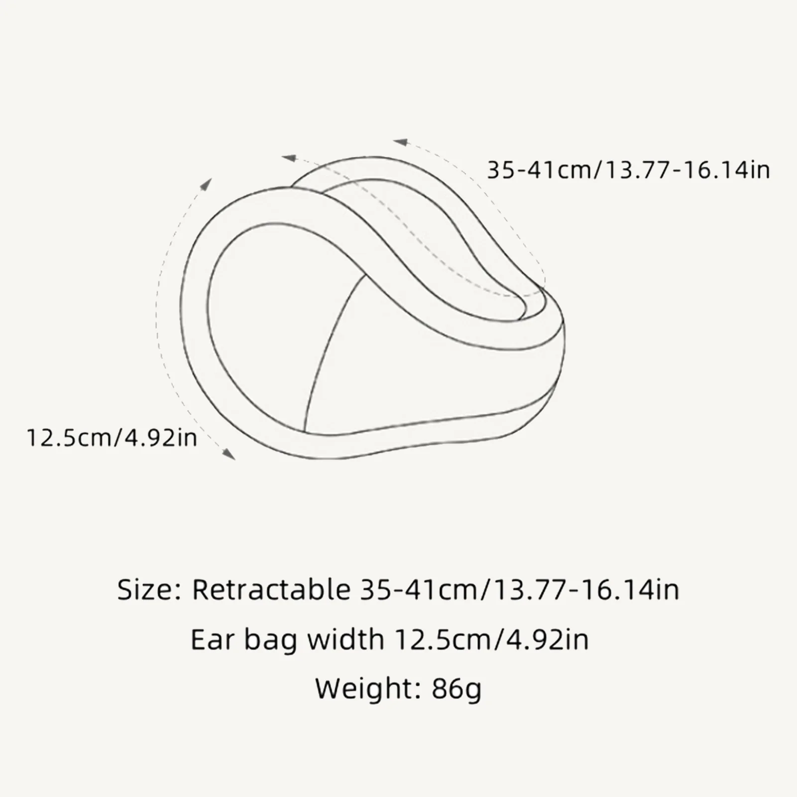 Scaldaorecchie imbottiti e addensati da uomo paraorecchie elastiche resistenti al vento pieghevoli per esterni per l'inverno freddo