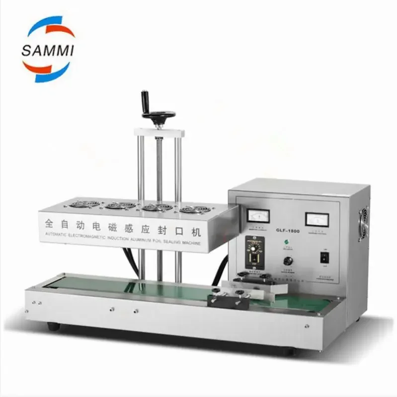 

Hot Sale continuous Foil Bottle Lid Automatic Aluminum Sealing Machine