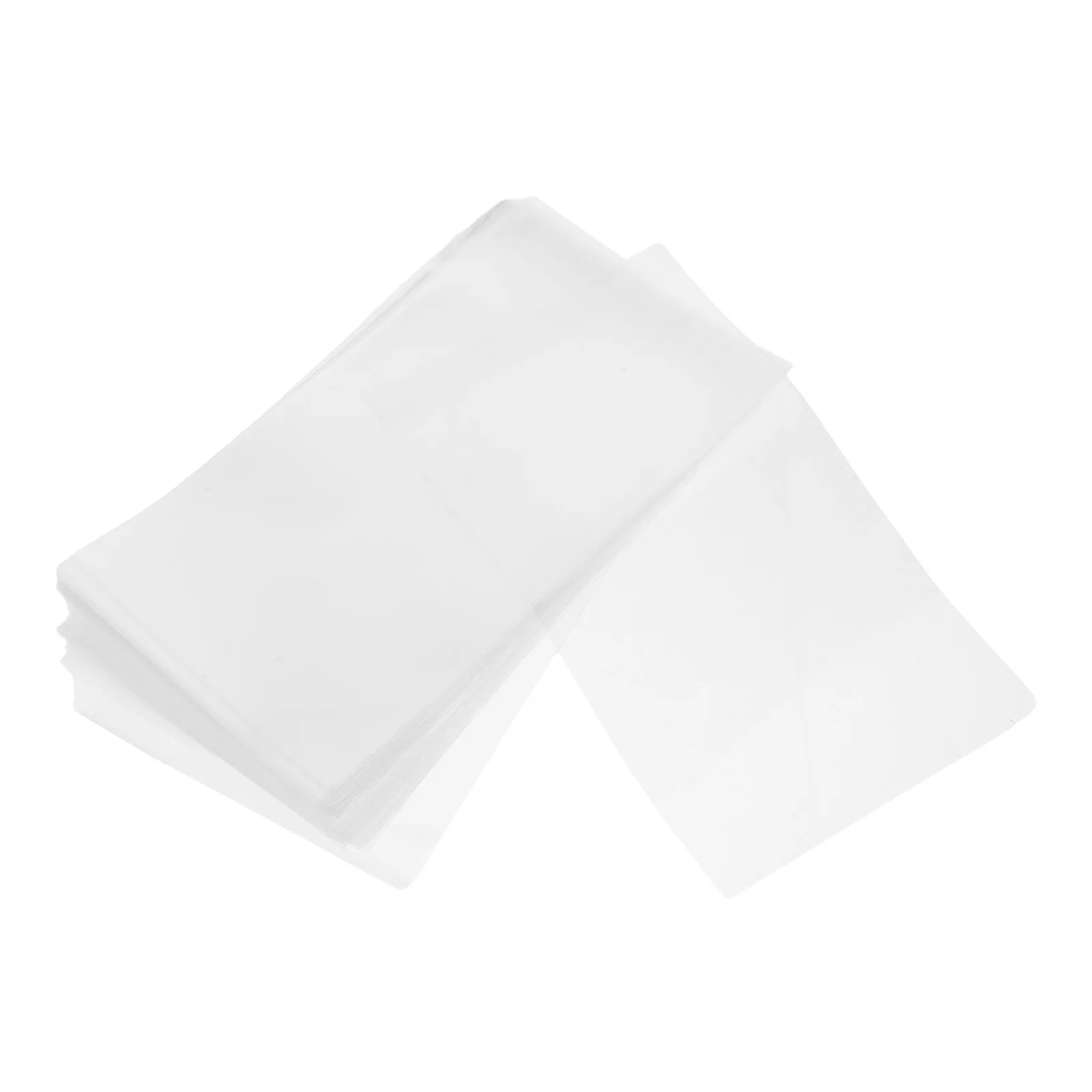 200 قطعة 3 بوصة أكياس التشيلو الذاتي الختم للبطاقات البلاستيك واقية الأكمام الغبار مقاومة للرطوبة لدرج مكتب عمل