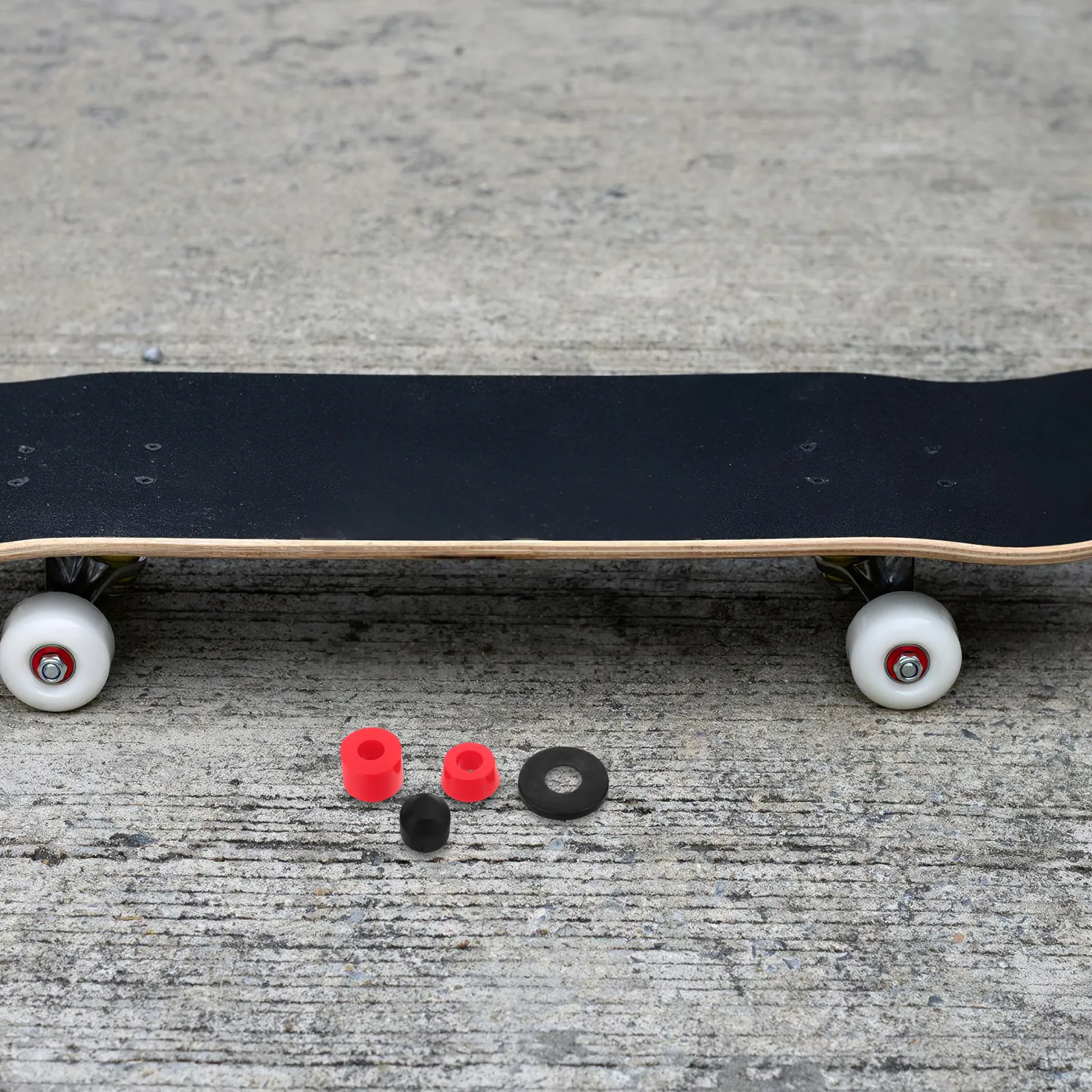 

1Set Skateboard Vibration Damping Gasket Shock Absorber Bushing Kit Maintenance Riser Pads for Stability Longboard Trucks