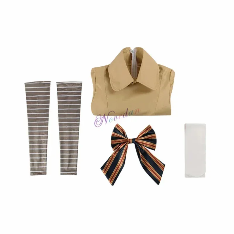 

Sky03 M3gan cosplay costume adult kids Megan AI doll robots dress coat full set outfit Horror Halloween costume wig women g55Ku%