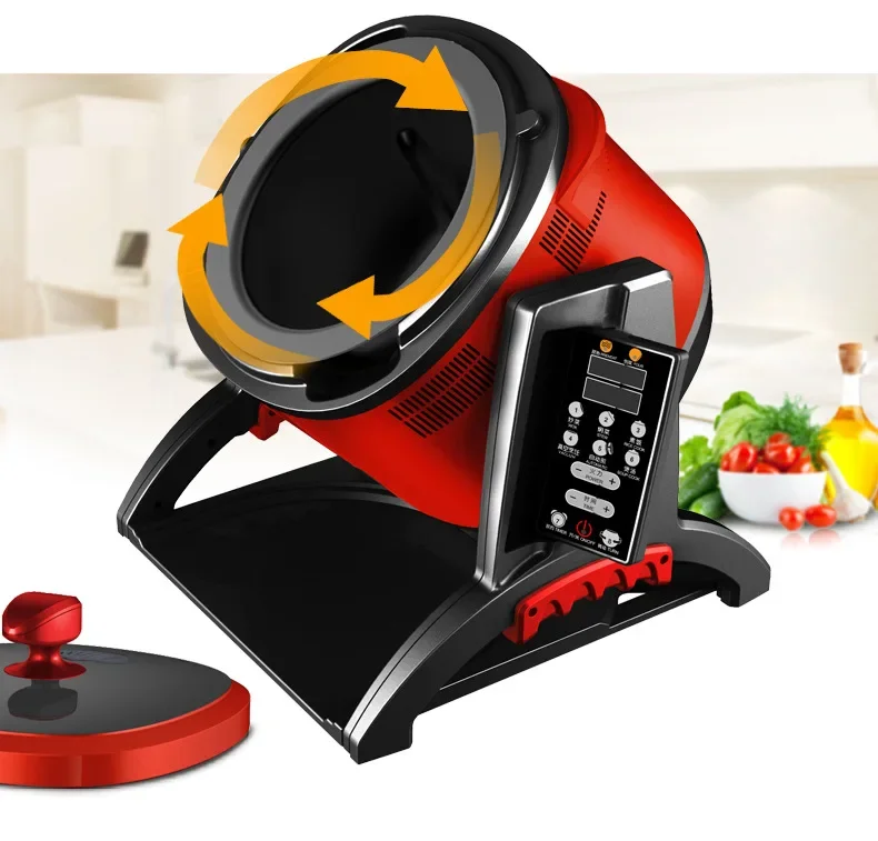 

Household cooking machine, intelligent cooking robot, small roller fried rice machine