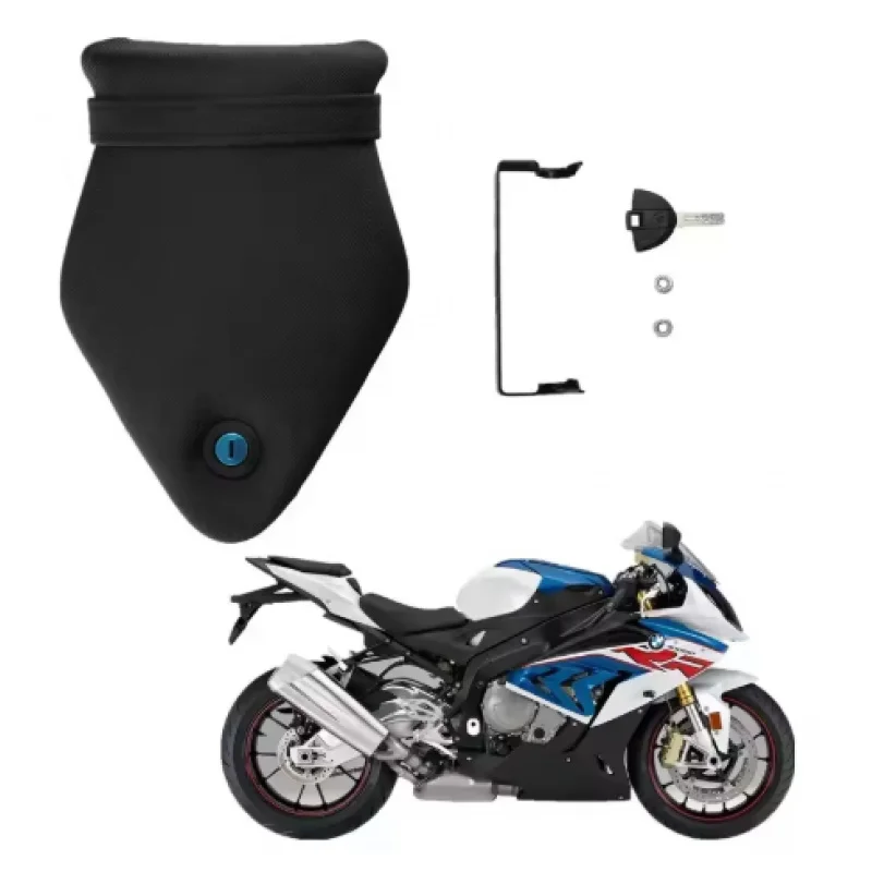 

Fit For BMW S1000 RR S1000RR 2015 2016 2017 2018 Motorcycle Rear Passenger Seat Pillion Cushion & Lock Set