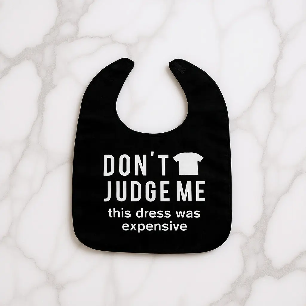 Adult Waterproof Bib Delicate Wear-Resistant Reusable Dinner Bib for Seniors Men Women Household Eating Accessory
