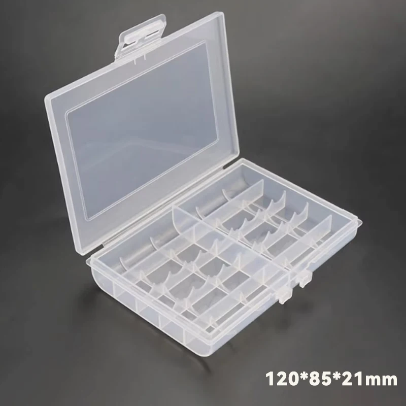 4/6/8/10 Grid 5/7 Batterie Lagerung Box Transparent Tragbare Lagerung Box Schmuck Box Schraube Box teile Box Werkzeug Box