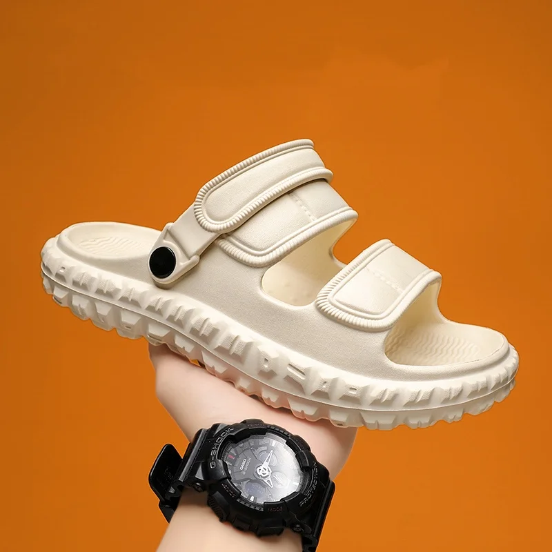 

Men's New Summer Non-Slip Wear-Resistant Outdoor Slippers Outdoor Casual Beach Shoes