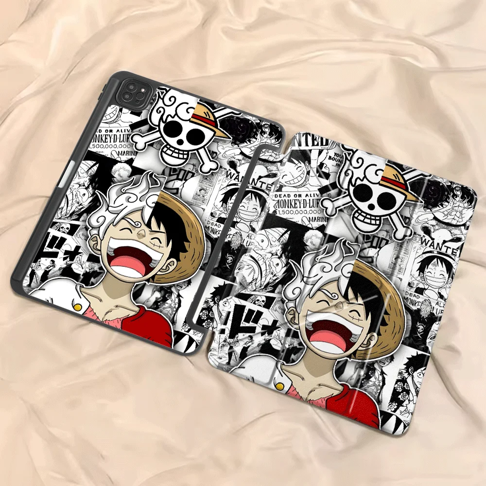 

One Piece Anime Luffy Holder Cover Tablet Case For iPad Pro 2025 Air 4 5 M3 M2 1 2 M4 11inch Pro 11th 10th 9th 8th 7th 12.9inch