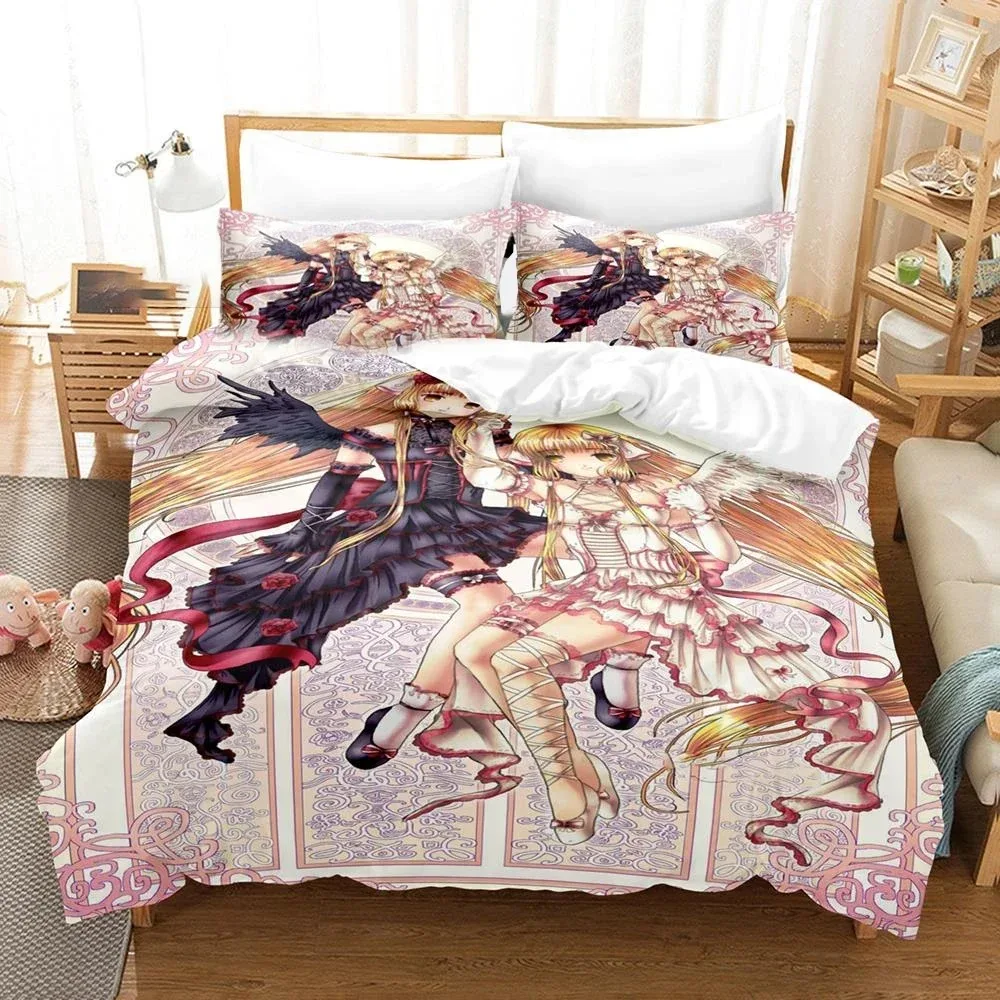 

Anime Chobits New Chi Bedding Set For Bedroom Soft Modern Bedspreads Comefortable Kids Duvet Cover Quilt Cover And Pillowcase