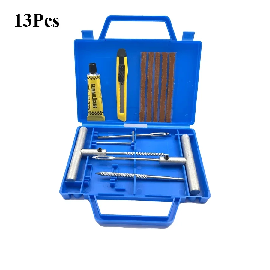 Car Tire Repair Tool Tire Repair Kit Studding Tool Set Auto Bike Motorcycle Tire Repair Puncture Plug Car Accessories