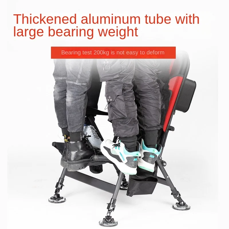 ZL كرسي صيد أوروبي متعدد الوظائف قابل للطي والمحمول سميك مستلق كرسي صيد السمك البري