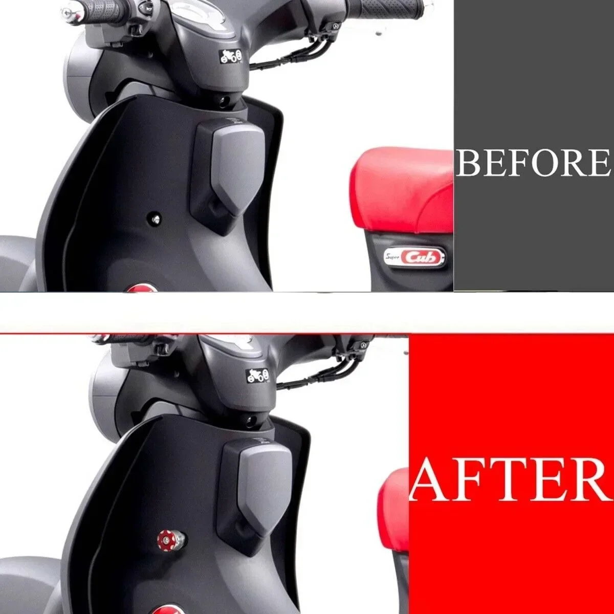 

For Honda Super Cub C125 2018-2025 motorcycle 3D CNC LEGSHIELD HOOK SPOOL HANGER WASHER accessoriesHanger Washer - Motorcycle