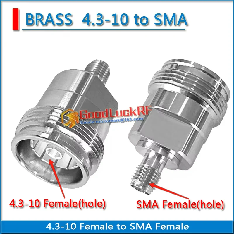 

High-quality MINI-DIN miniDIN mini DIN 4.3-10 4.3/10 4310 Female to SMA Female Straight Copper RF Connector Socket Adapters
