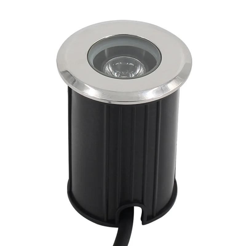 Outdoor Recessed LED Spotlight IP65 3W Waterproof Deck Step Stair Underground Ground Garden Light Wall Floor Lamp DC12V 85-265V